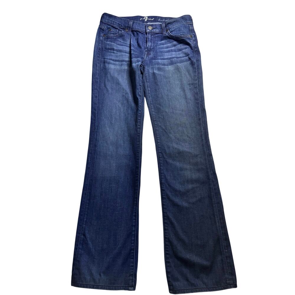 7 For All Man Kind Bootcut Jeans Women's 29 x 32 Medium Wash